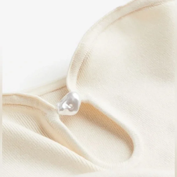 NWT H&M Bead-detail Sweater - Picture 3 of 11